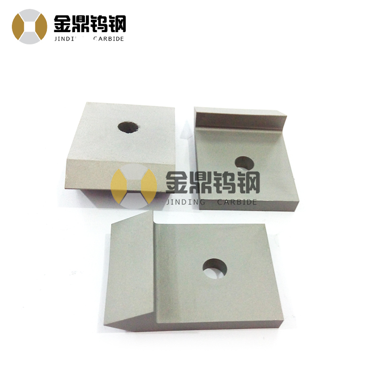Cemented tungsten carbide tamping tools wear part tips for railway track maintenance