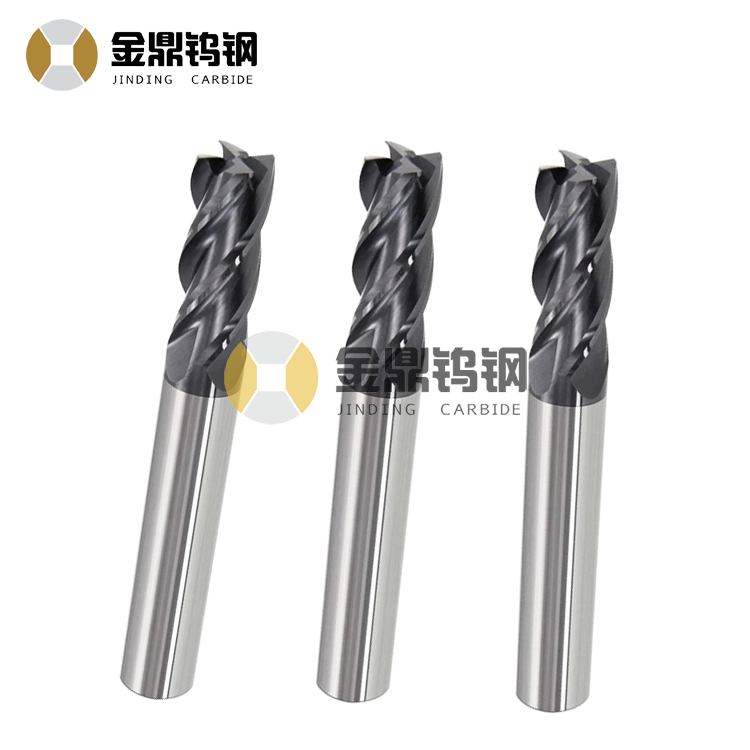 Aluminum HRC55 Single Flutes End Mills High Speed Cutting For Acrylic CNC Cutting Tools