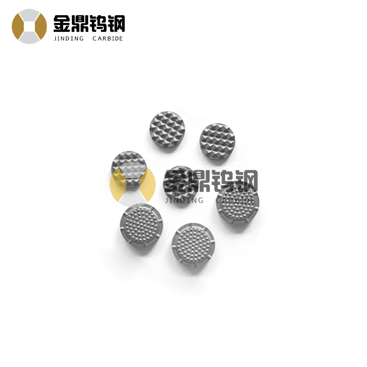 Tungsten carbide gripper jaw insert / substrate for pdc cutter