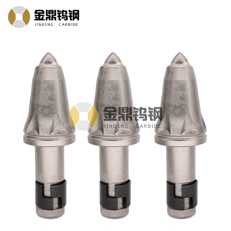 Tungsten carbide trenching tools coal cutter tooth / coal mining tool / round teeth