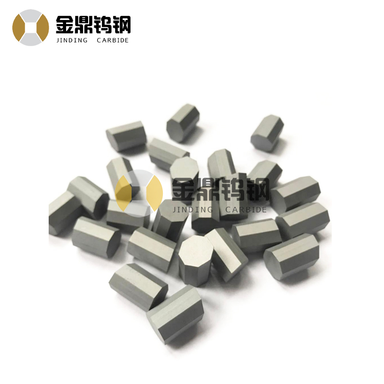 Customized Octagonal Tips Carbide Hexagonal Teeth Cemented Carbide Mining Tips