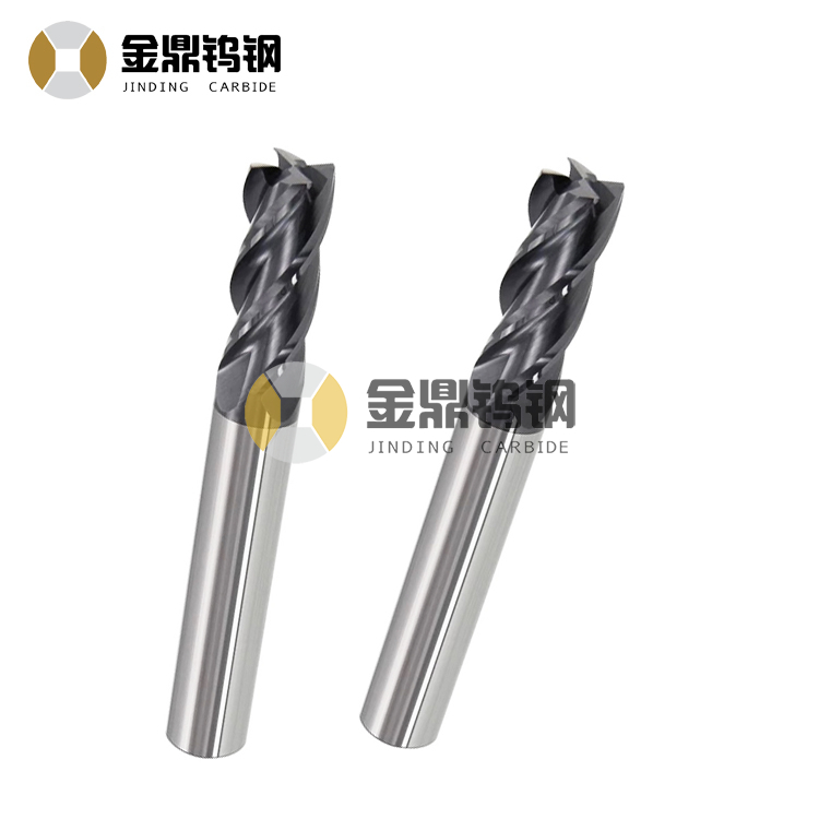 Aluminum HRC55 Single Flutes End Mills High Speed Cutting For Acrylic CNC Cutting Tools