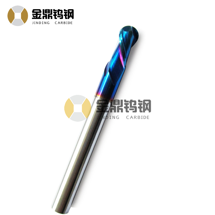 Tapered ball nose end mill HRC55 solid carbide coated cone CNC milling cutter engraving grinding bit