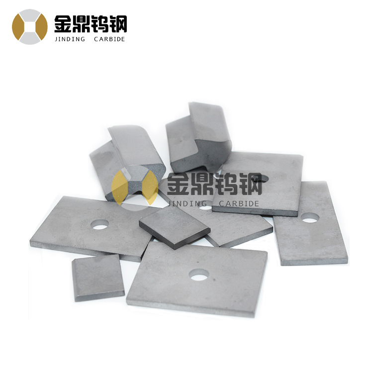New shaped cemented carbide tips for railway track tamping pick center tooth